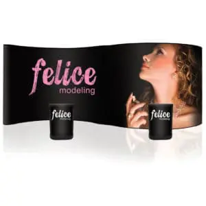 20 ft. Serpentine Big Wave Pop Up Display