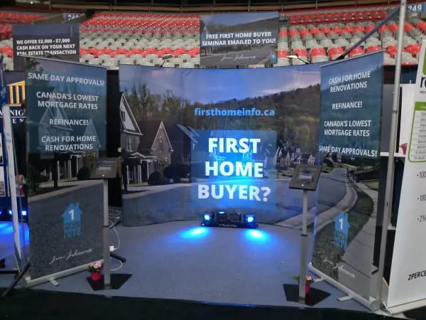 Dominion Lending at Home & Garden Show 2015, Vancouver 2015 – Pop up display rentals