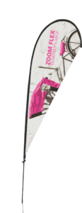 Zoom large flag teardrop