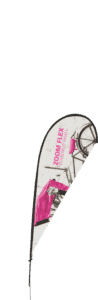 Zoom small flag teardrop