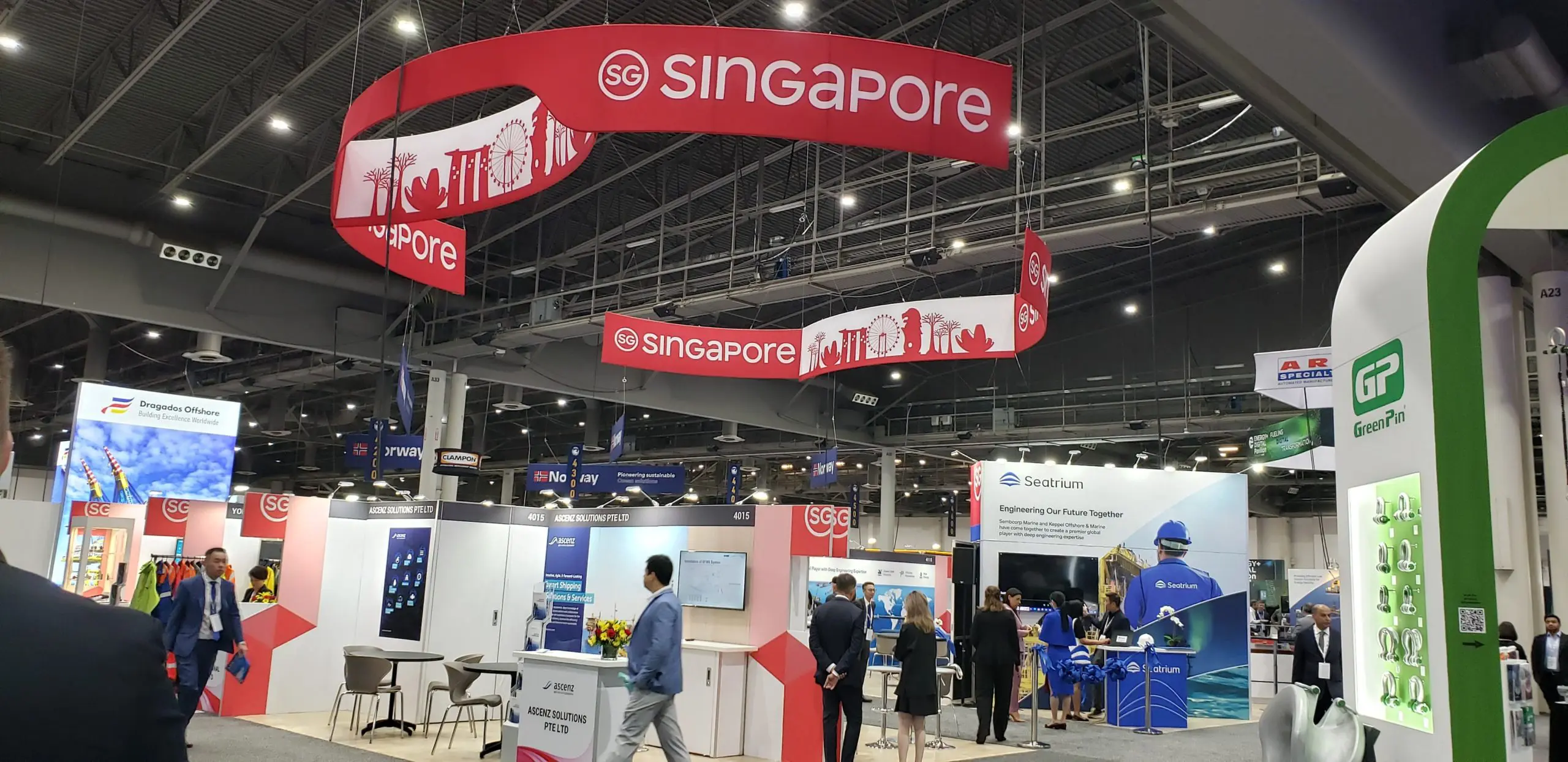 Singapore Pavilion at OTC 2023 Houston Texas